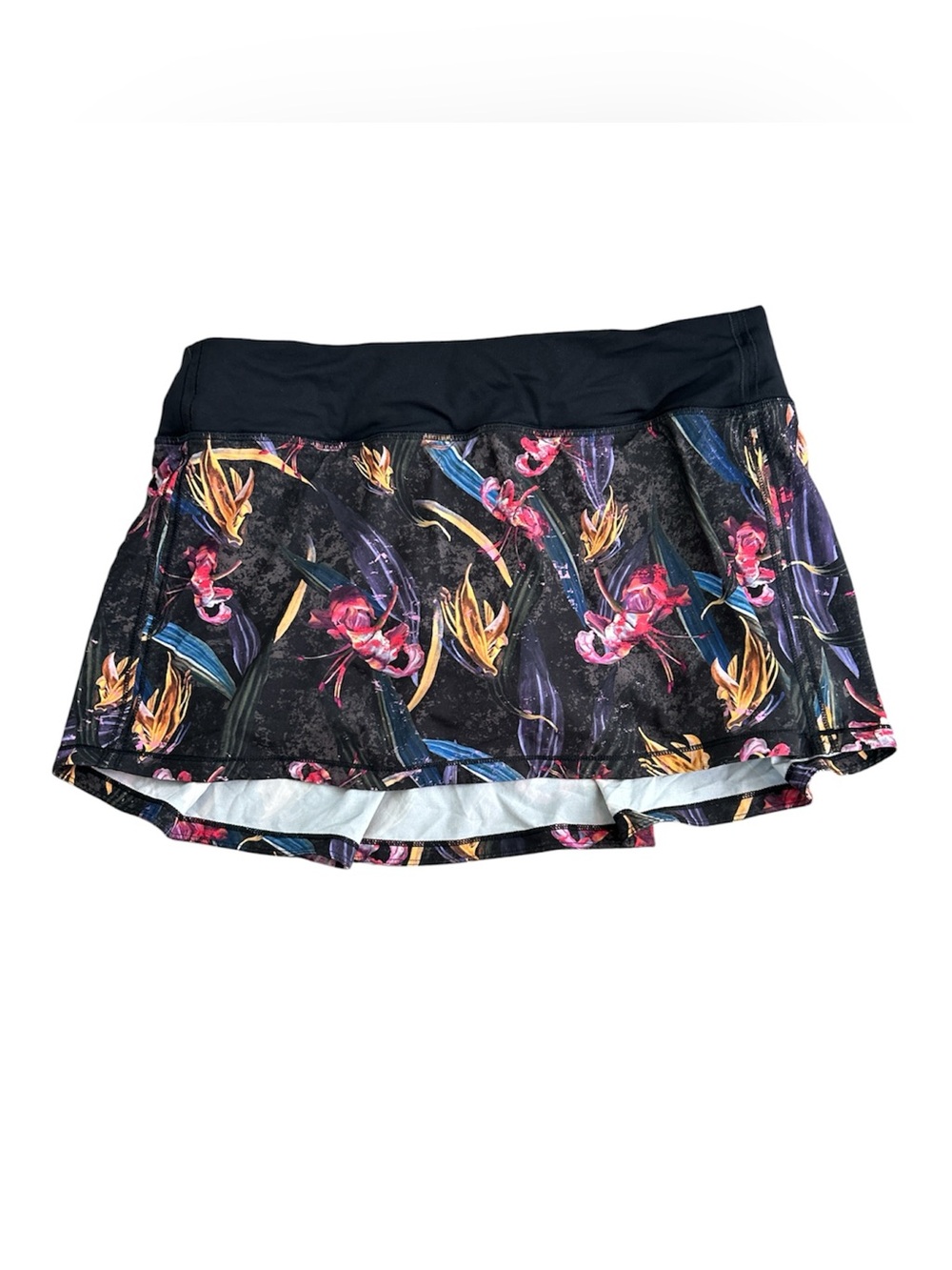 Lululemon Pace Rival Mid-Rise Skirt *Tall Tropical Floral Multi — Size 10 I